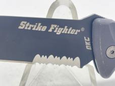 ONTARIO KNIFE COMPANY SF-3 Strike Fighter Black Serrated Tanto Automatic w/ OMP Box