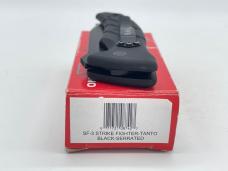 ONTARIO KNIFE COMPANY SF-3 Strike Fighter Black Serrated Tanto Automatic w/ OMP Box