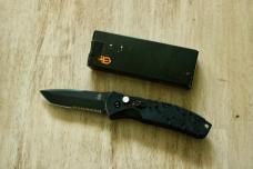Gerber Propel AO Assisted Opening Knife – 3.5″ 420HC Serrated Tanto – G-10 Handle