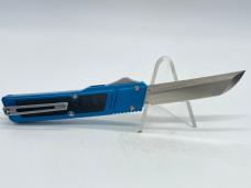 VESPA Ripper Blue/Carbon Fiber D2 Tanto OTF Automatic w/ Pouch