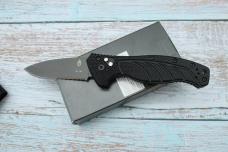 Gerber-Emerson Alliance Black Oxide Serrated 154CM Aluminum Knife 22-07158N