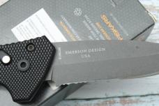 Gerber-Emerson Alliance Black Oxide Serrated 154CM Aluminum Knife 22-07158N
