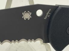 SPYDERCO USA C165GSBBK Black G10 Serrated Autonomy Automatic w/ OMP Box