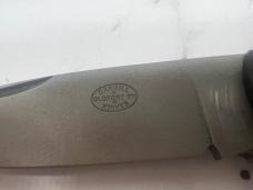 RARE Bob Cargill Wooden CARGILL OLDFORT TN KNIVES Stamp (Cripple Creek) Drop Point Lockback