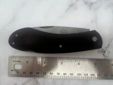 RARE Bob Cargill Wooden CARGILL OLDFORT TN KNIVES Stamp (Cripple Creek) Drop Point Lockback