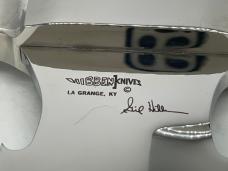 2007 HIBBEN KNIVES Hollow Grind Red Darom Bowie w/ Sheath