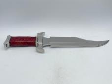 2007 HIBBEN KNIVES Hollow Grind Red Darom Bowie w/ Sheath