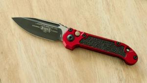 Microtech 1135-1MR 2023 L-UDT / LUDT Gen III Folding Knife 3.45" M390MK Black Drop Point Plain Blade