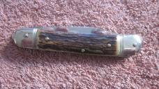 Vintage Hubertus 7" stag leverlock - Used GEC