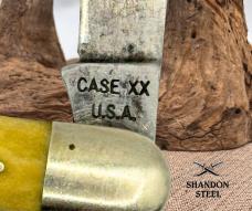 CASE XX USA 5383 SPLIT-BACK WHITTLER 3 BLADE POCKETKNIFE STAG  1965 - 1969 (12)