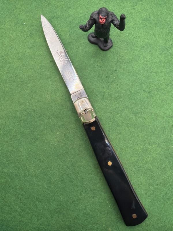 Spanish Etched “Mella” Lever Switchblade Spanish Etched “Mella” Lever Switchblade