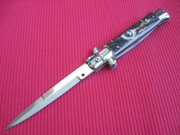 NEW ARMANDO BELTRAME 9" STAG Bayonet Blade ITALIAN STILETTO Knife