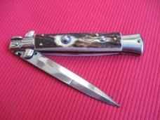 NEW ARMANDO BELTRAME 9" STAG Bayonet Blade ITALIAN STILETTO Knife
