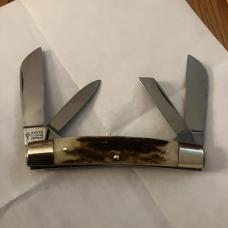 BOKER STAG 4 BLADE CONGRESS SOINGEN MINT