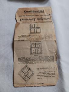 VINTAGE TAKITAPART PUZZLE