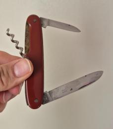 3 1/2" Vintage Folding Knife HAPO WERKE Austria, Granite Stahl