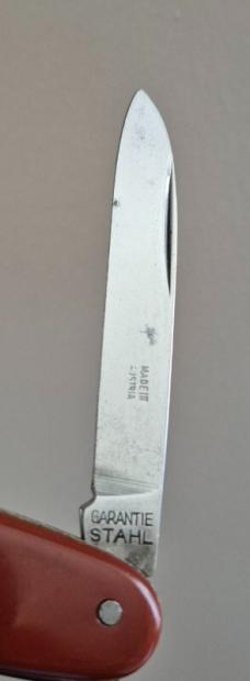 3 1/2" Vintage Folding Knife HAPO WERKE Austria, Granite Stahl
