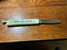 B.SVOBODA SOLINGENPULL KNIFE ADVERTISING WESTER FOAM LATEX COMPANY 
