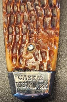 Pair of Case Bone Fixed Blade Knives - OLD!