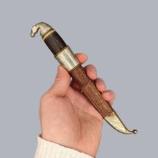 Vintage 1930s Finnish Horsehead Puukko Knife by Iisakki Järvenpää Kauhava #8752