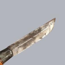 Vintage 1940s Finnish Ponsipää Puukko Knife with Birchbark Handle #8751