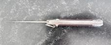Hard To Find Herder Lever Lock Switchblade Knife, Nice Bone Scales, Germany, Used