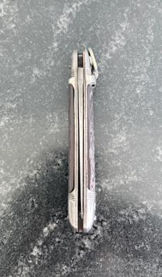Hard To Find Herder Lever Lock Switchblade Knife, Nice Bone Scales, Germany, Used