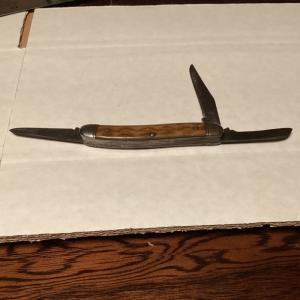 BOKER 3 BLADE POCKET  BONE KNIFE 1960s 0