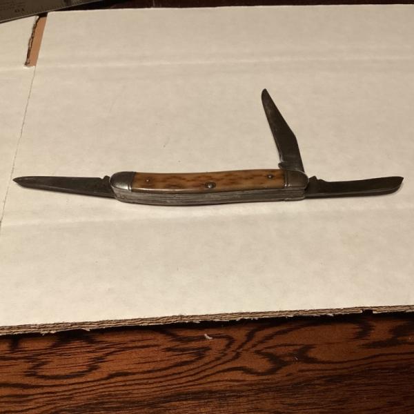 BOKER 3 BLADE POCKET  BONE KNIFE 1960s 0
