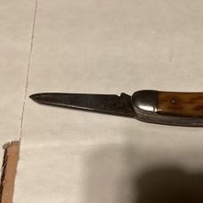 BOKER 3 BLADE POCKET  BONE KNIFE 1960s 0