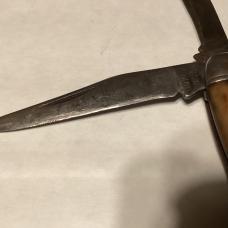 BOKER 3 BLADE POCKET  BONE KNIFE 1960s 0