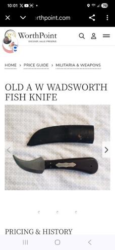 100 year old fishing knife