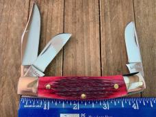 Ka-Bar by Queen Rancher Stockman Red Italian Jigged Bone 1990