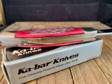 Ka-Bar by Queen Rancher Stockman Red Italian Jigged Bone 1990