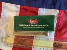 2005 Case xx (Mdl# 6254 D) Trapper w/ Great Snakeskin Bone Handles & Damascus Blades. NOS