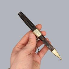 Antique 1890s Finnish Ebony-Handled Puukko Knife by Fiskars Finland #8756