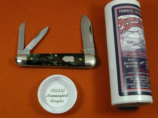 Great Eastern Cutlery Hummingbird Acrylic Shaffer Farm Splitback Whittler Knife 1 Of 529 NIT 592322 Great Eastern Cutlery Hummingbird Acrylic Shaffer Farm Splitback Whittler Knife 1 Of 529 NIT 592322