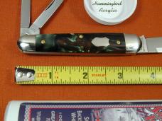 Great Eastern Cutlery Hummingbird Acrylic Shaffer Farm Splitback Whittler Knife 1 Of 529 NIT 592322