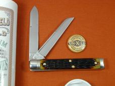Great Eastern Cutlery GEC Antique Yellow Jigged Bone Town Physicians Knife NIT USA Made 412226
