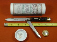 Great Eastern Cutlery GEC Antique Yellow Jigged Bone Town Physicians Knife NIT USA Made 412226