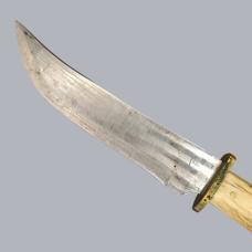 Vintage 1980s American Bowie Knife by Bill Shellenberger Cameron TX #8757
