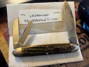 SUPER LARGE STAG SLEEVEBOARD WHITTLER WALLKIL RIVER