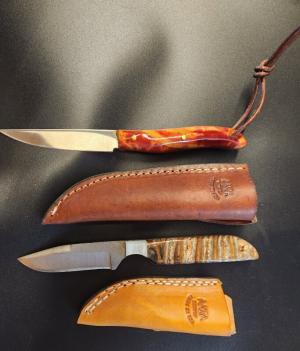 2 Anza Knife Fixed Blades - Made in USA