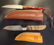 2 Anza Knife Fixed Blades - Made in USA