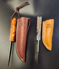 2 Anza Knife Fixed Blades - Made in USA