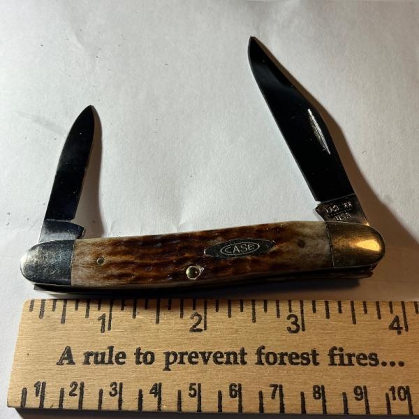 CASE 06247 9 dot 2 blade bone hand mint CASE 06247 9 dot 2 blade bone hand mint