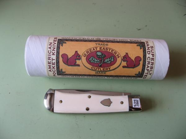 GREAT EASTERN 735207EC SCOUT SQUARE END TRAPPER IVORY CASIEN GREAT EASTERN 735207EC SCOUT SQUARE END TRAPPER IVORY CASIEN