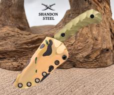 Toor Mullet Fixed Blade Covert Green CPM-154 Stainless Fixed Blade Knife