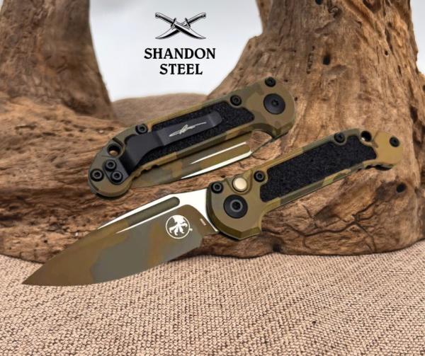 Microtech Knives LUDT Gen III Badlands Camo Drop Point 1135-1BNCS-Z4 Microtech Knives LUDT Gen III Badlands Camo Drop Point 1135-1BNCS-Z4