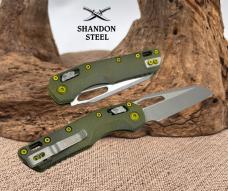 Microtech MSI RAM-LOK Manual Distressed Grenade Frag Aluminum 210-10FRDGG-U25